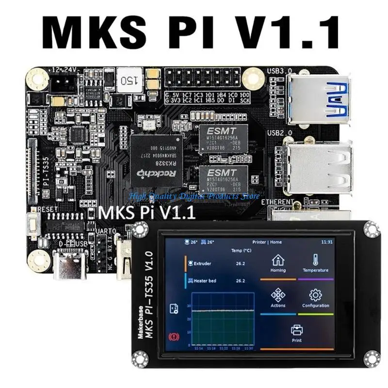U2JE MKS v1.1 Экран управления PI-TS35 для 3D-матерью Voron 3D
