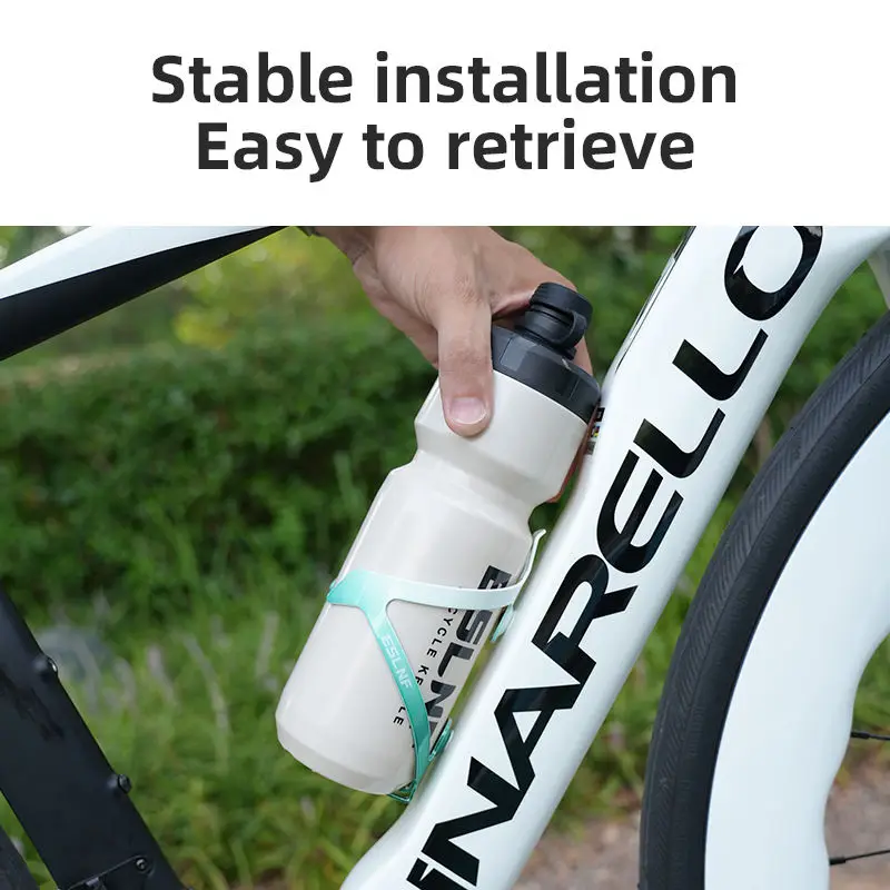 ESLNF Tempat Botol Air Sepeda Ringan Tempat Botol Air Bebas Pukulan Sepeda Jalan Perlengkapan Berkendara Sepeda Gunung