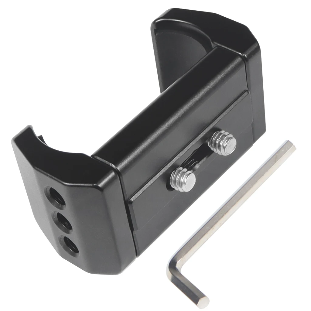 FEICHAO حامل كاميرات مراقبة عالي الجودة قوة البنك حامل مشابك عرض المدى 5 إلى 8 سنتيمتر/5.5 إلى 8.5 سنتيمتر سبائك الألومنيوم التصوير قفص تلاعب ملحق