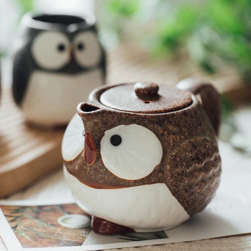 

Japanese Sle Cerc Tea Pot with Filter Head Design Tea Set Gift Includes Tea Cups And Water Cup Handmade Crt