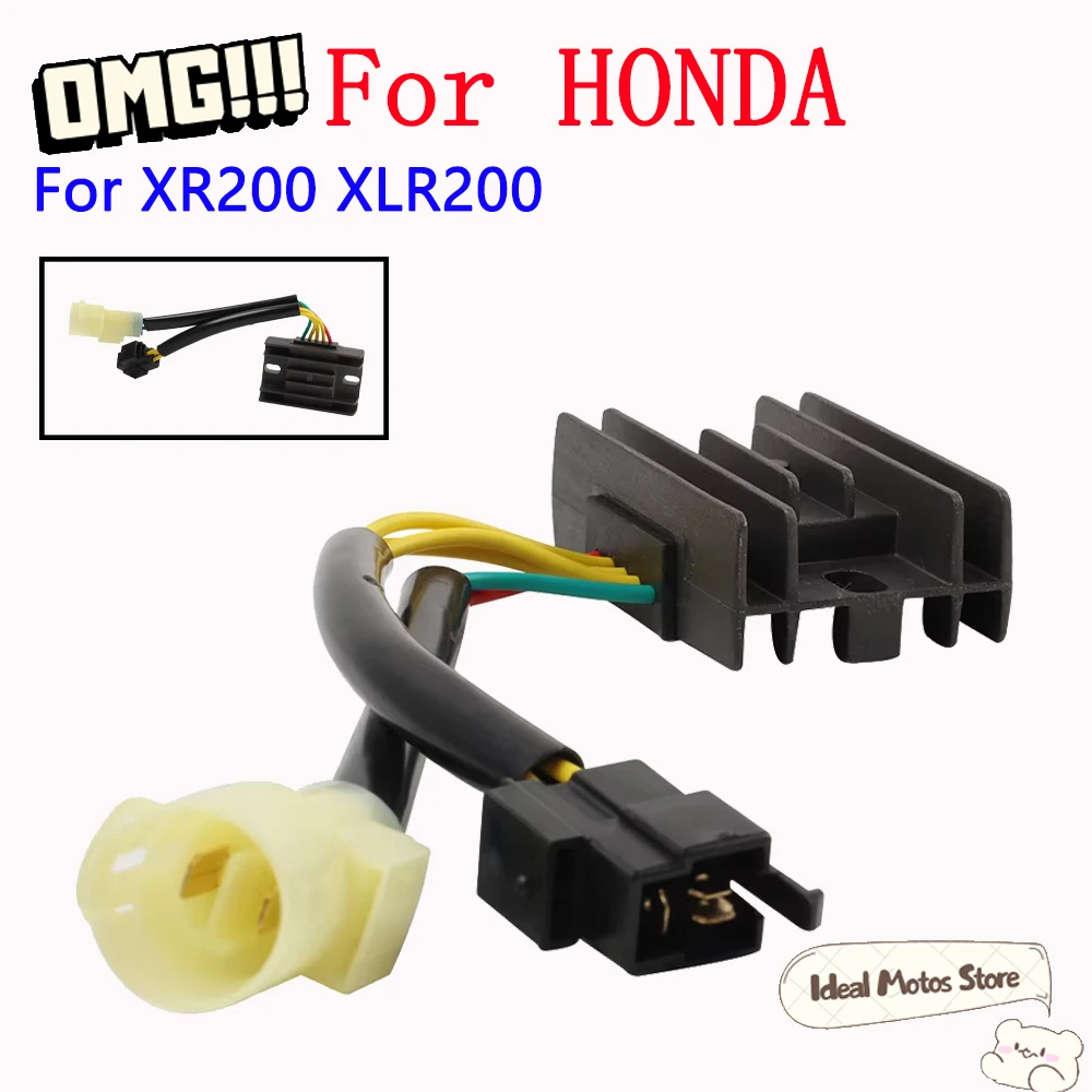 Motorcycle Accessories Regulator Rectifier For HONDA XR200 XLR200 XR 200 XLR 200 R 5 PINS 5 WIRES Voltage Stability