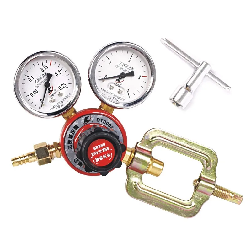 Gas Pressure Regulator Gauge Propane Oxygen Acetylene Reducer With Pressure Meter For Welding Cutting Equipment Replacement Part