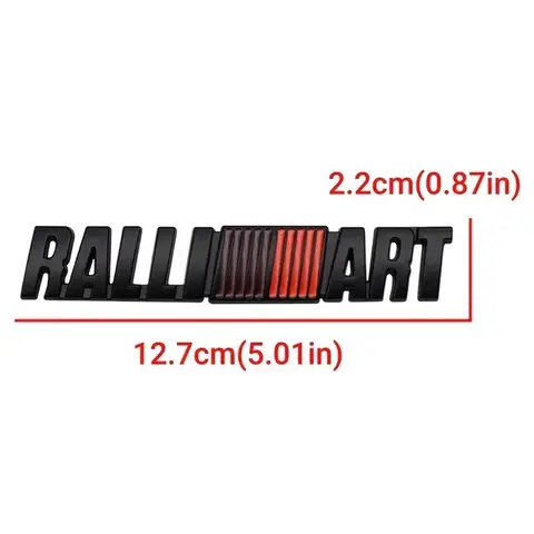 मित्सुबिशी रैलीआर्ट लांसर रैली आर्ट 9 10 एएसएक्स आउटलैंडर पजेरो के लिए मेटल कार फ्रंट ग्रिल प्रतीक रियर ट्रंक बैज डीकल्स स्टिकर 10 best sales रैलीआर्ट - №8