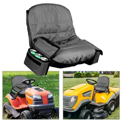 Lawn Mower Seat Cover, Heavy Duty 600D Polyester Oxford, Padded Cushion Surface, Durable Tractor Seat Protector