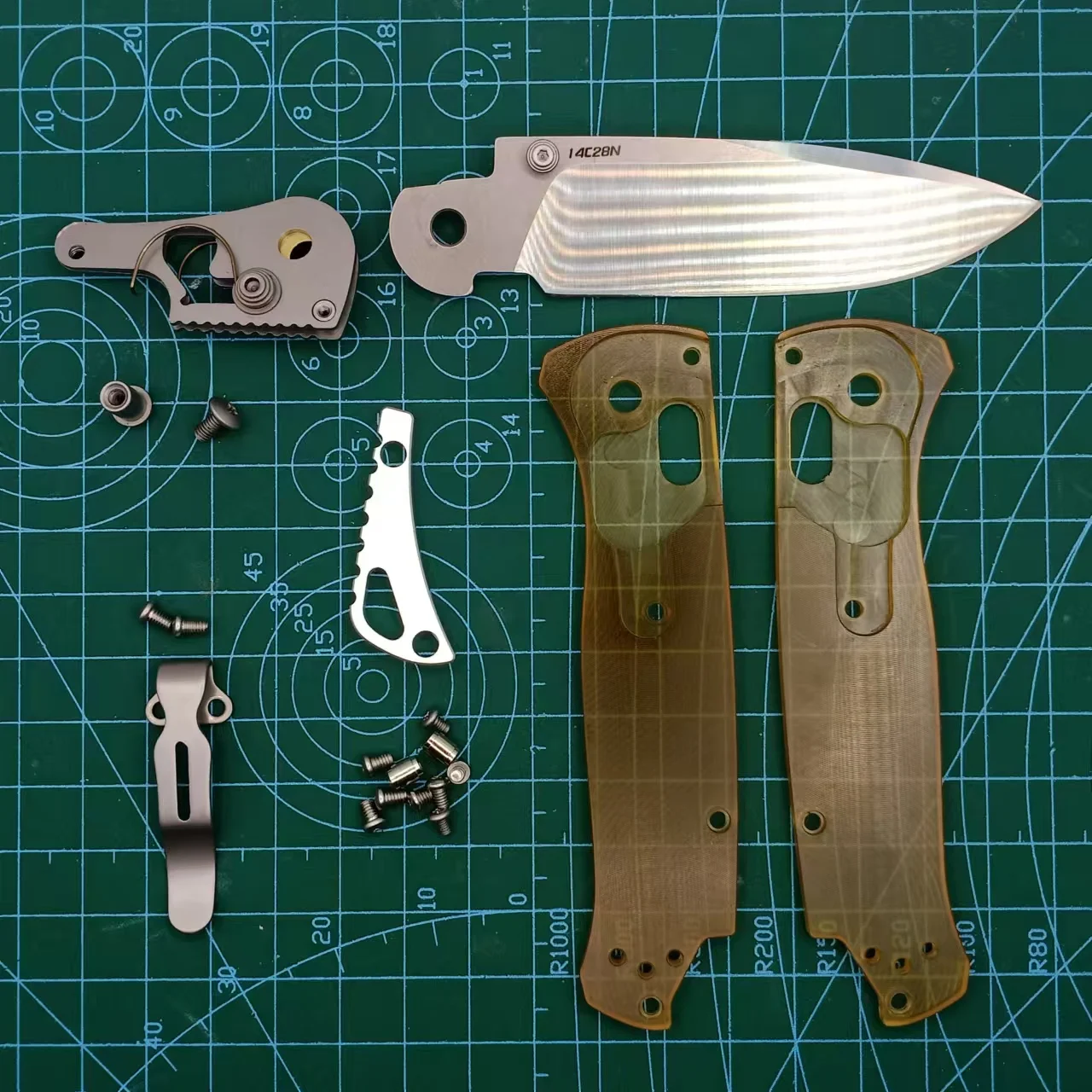 1 Set ULTEM PEI Handle Scales For Benchmade Bugout 535 Knives(Including blade)