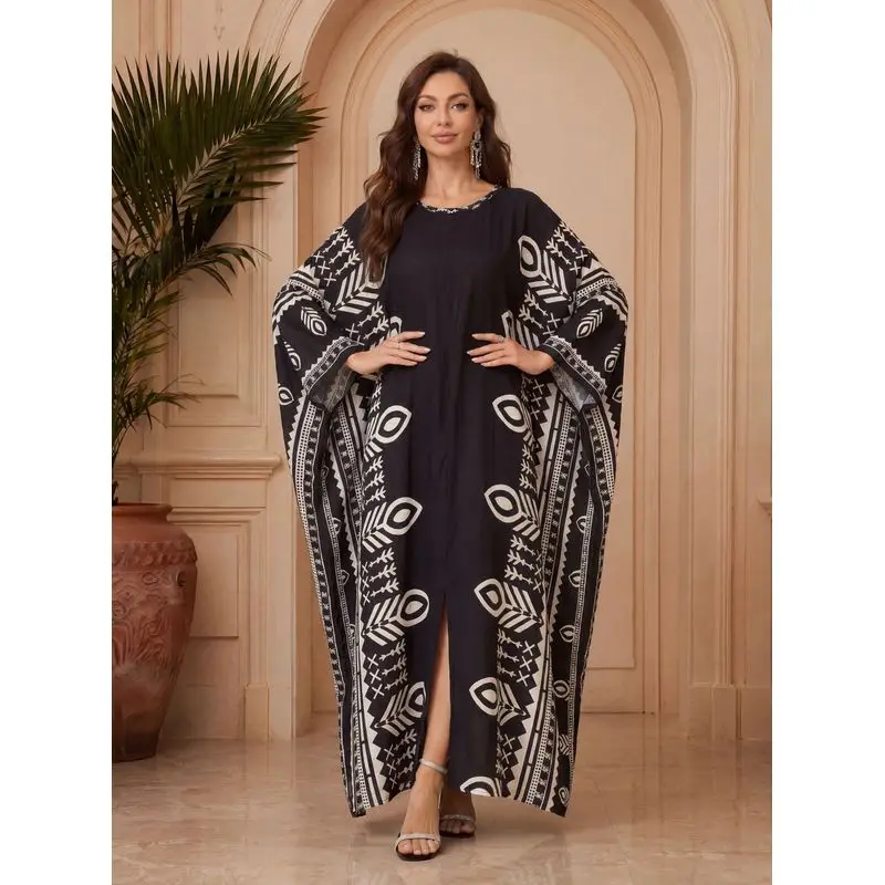 Ladies Bamboo Cotton Beach Cover Up Dress Loose Oversized With Adjustable Belt Soft Sheer Beachwear For Holiday Poolside