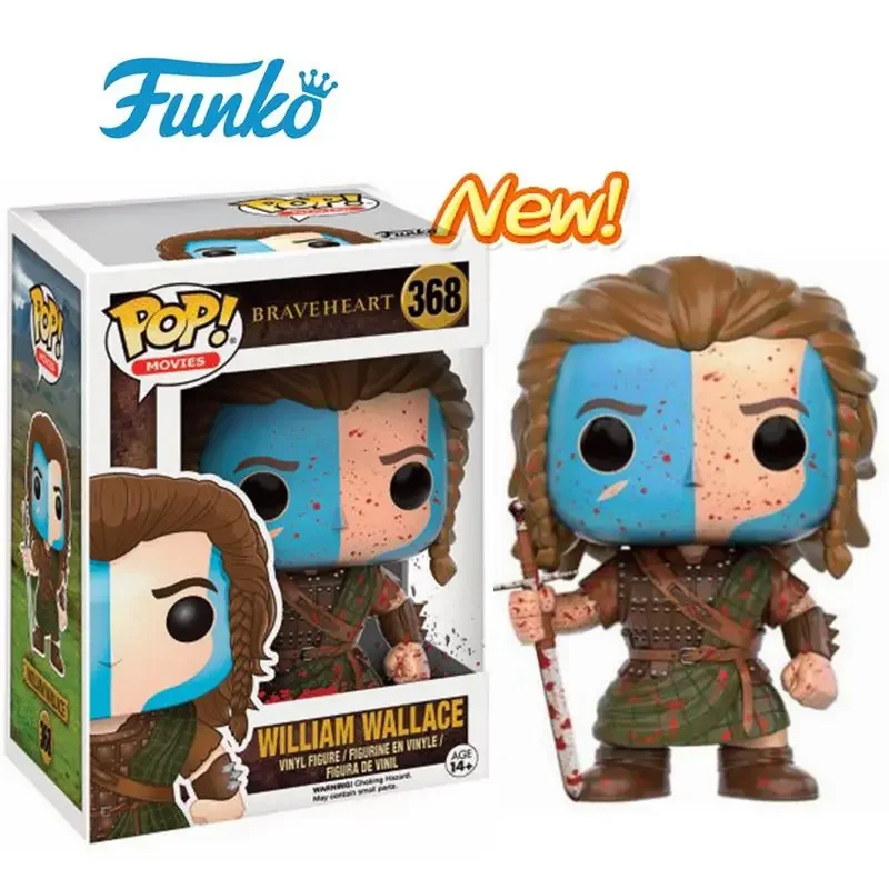 NEW Funko Pop Brave Heart William Wallace Sangriento # 368 Limited Edition Anime Vinyl Mobile Doll Collection Ornament Gifts