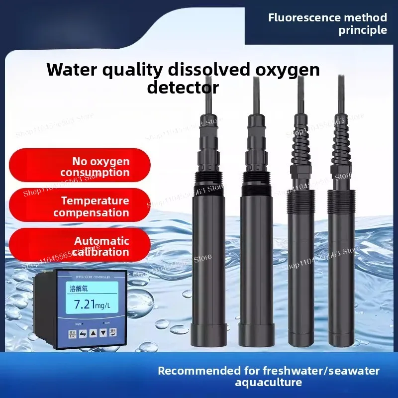 High-Precision Fluorescence Dissolved Oxygen Detector, Portable & Online Water Quality Sensor with 485