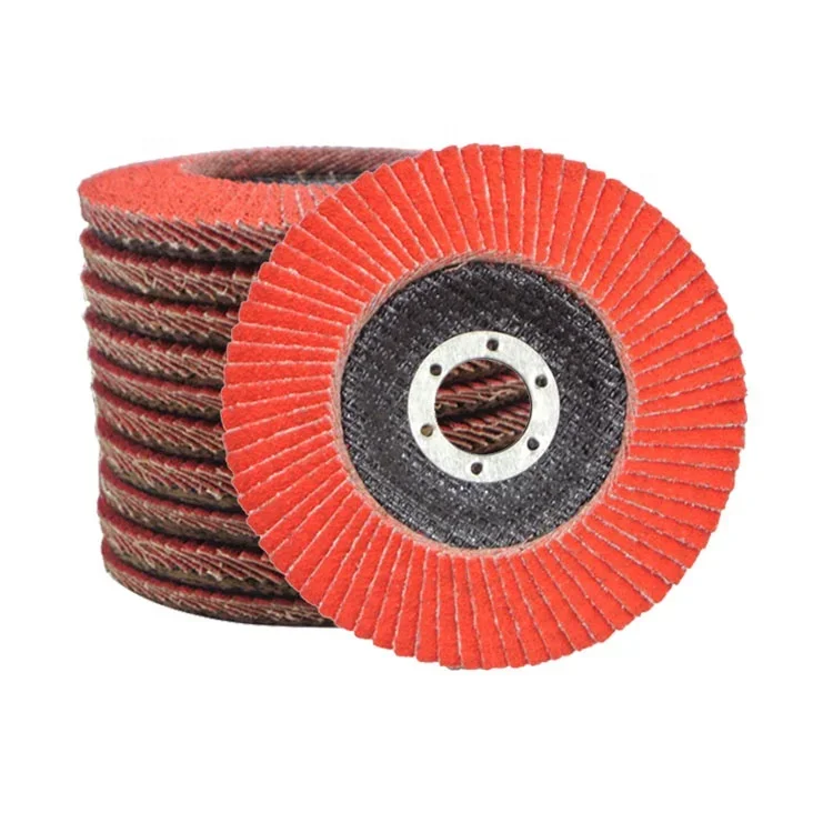 

SATC 5 inch abrasive metal sanding flap wheel Ceramic Grit 80 pack of 200 disc for stainless steel