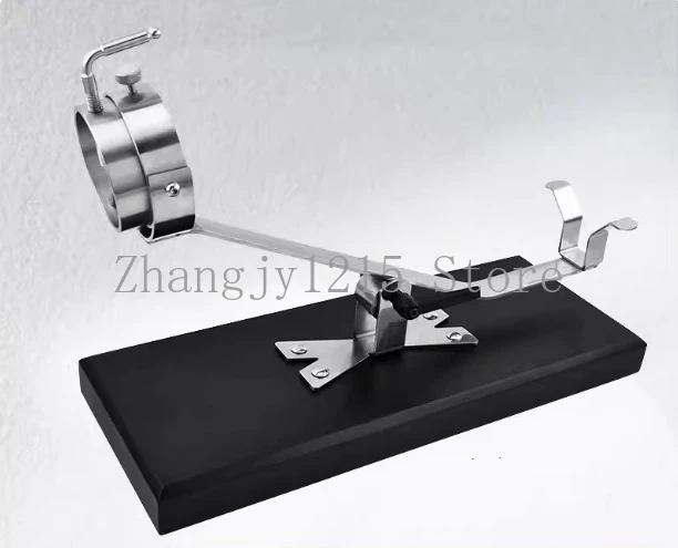 

Solid wood baking paint Adjustable angle Ham rack Iberia special rack Leaf rack Log sliced whole leg wooden frame bracket