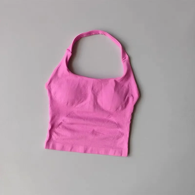 Neck Halter Yoga Vest Shockproof Running Sports High-strength Sports Underwear Fitness Pilates Suspender Beautiful Back Summer image 5