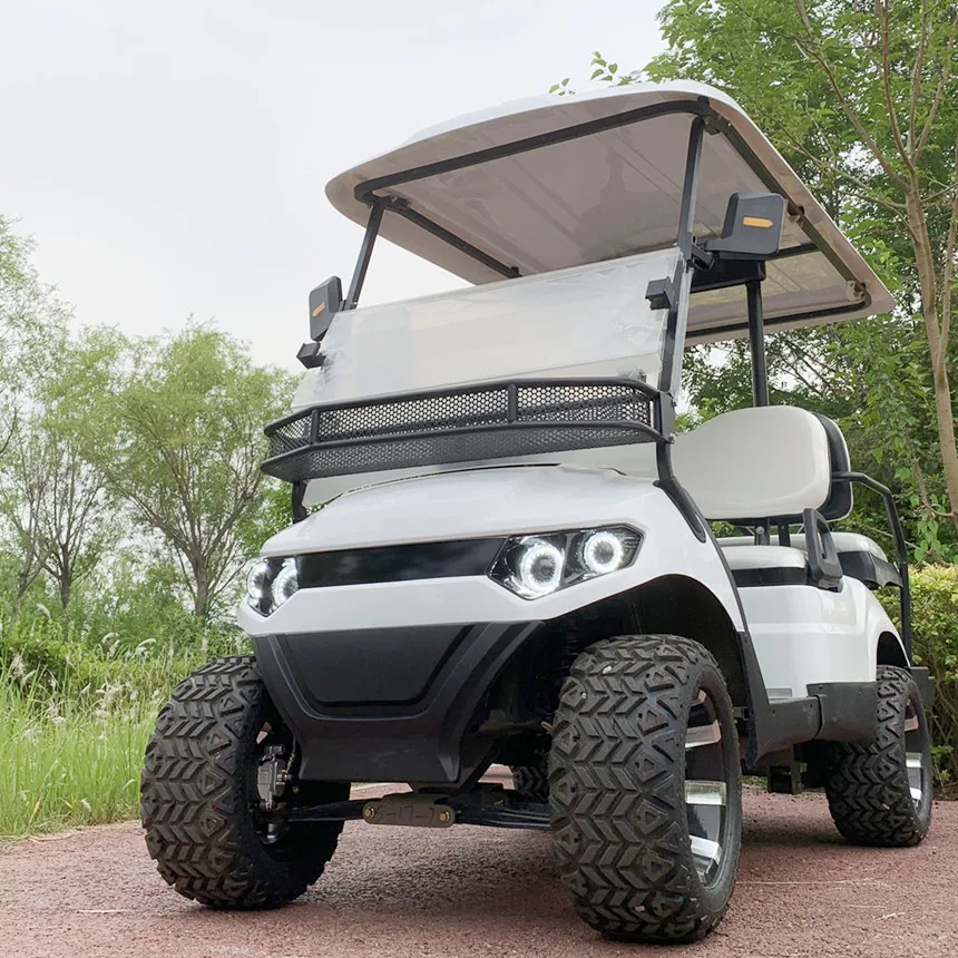 Guaranteed Fast Delivery 4 6 Seater Hot Selling New Electric Golf Cart Electric Sightseeing Golf Cart With Roof Ambient Light