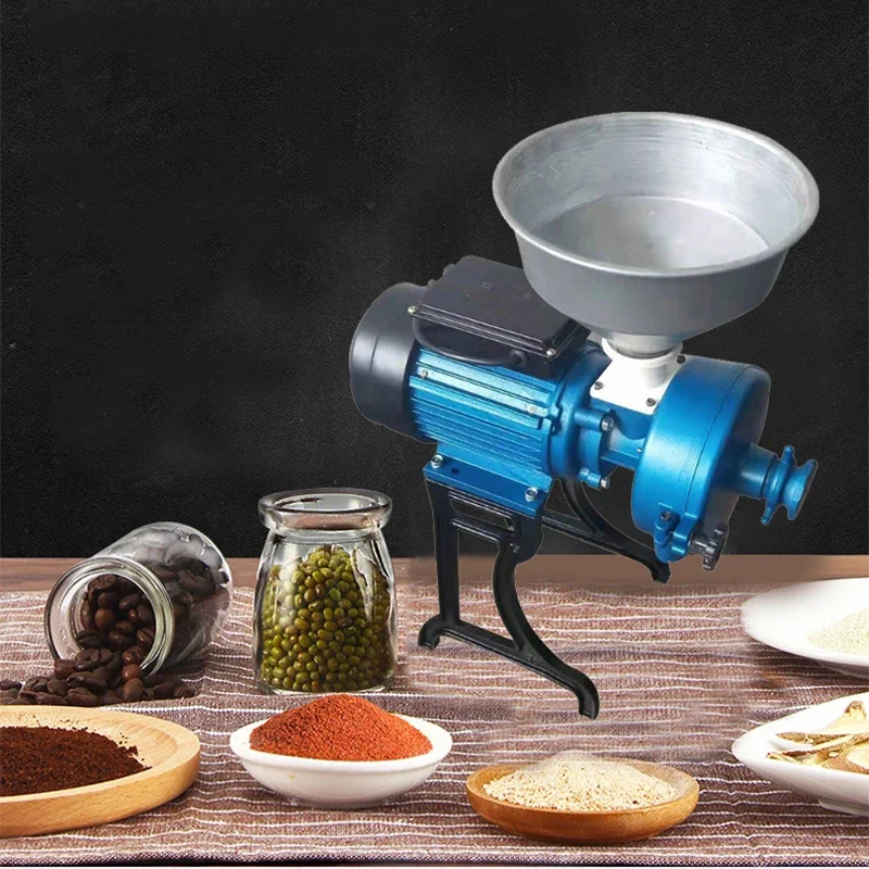 Фрезерный станок для сухого и влажного воздуха, бытовая мельница для порошка, мельница для арахисового соуса, головка из алюминиевого сплава, многофункциональная