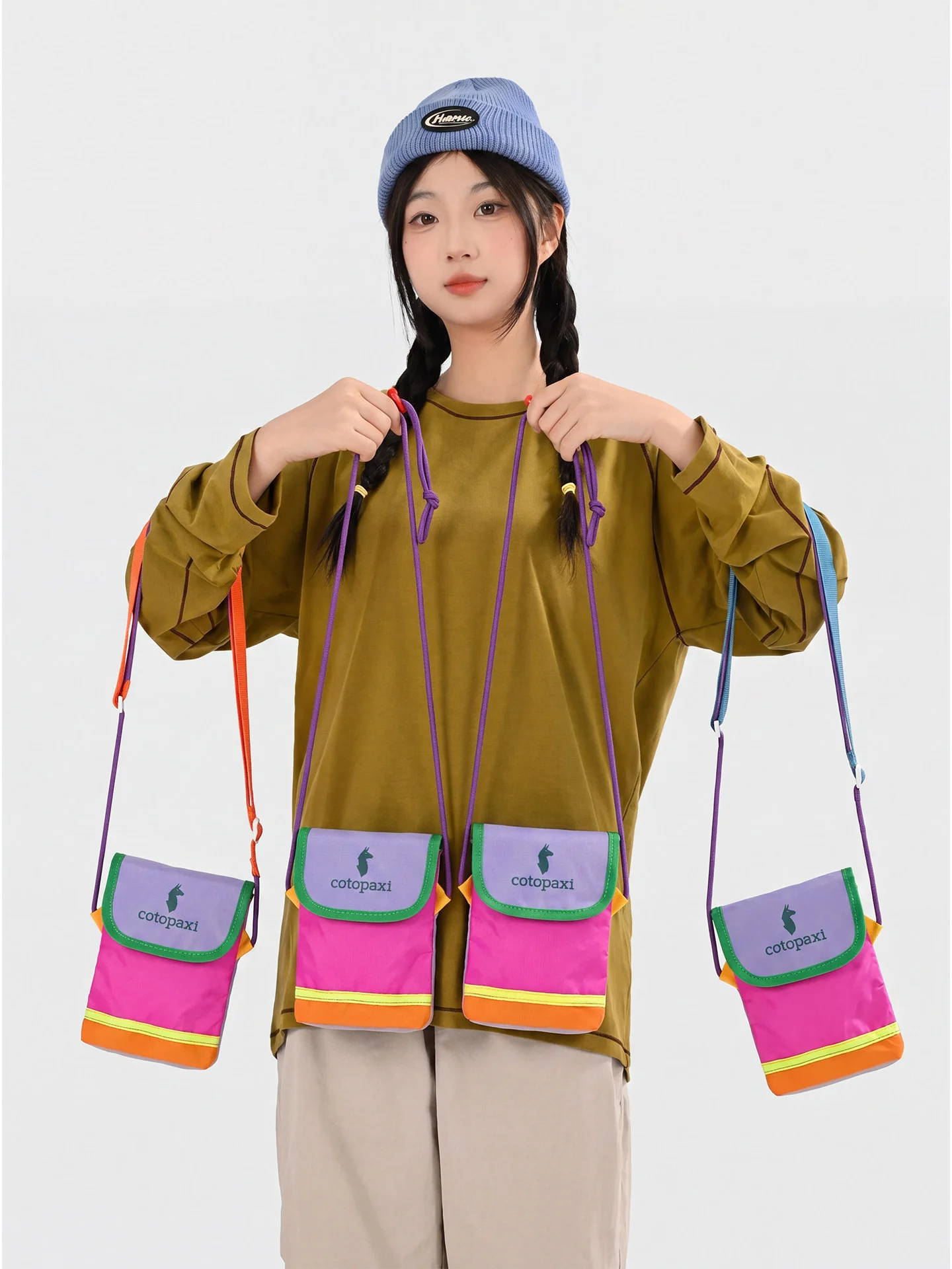 Cotopaxi Llama Portable Envelope Mobile Phone Crossbody Bag Lazy Single Shoulder Bag Summer 2026 Leisure Outdoor Bag