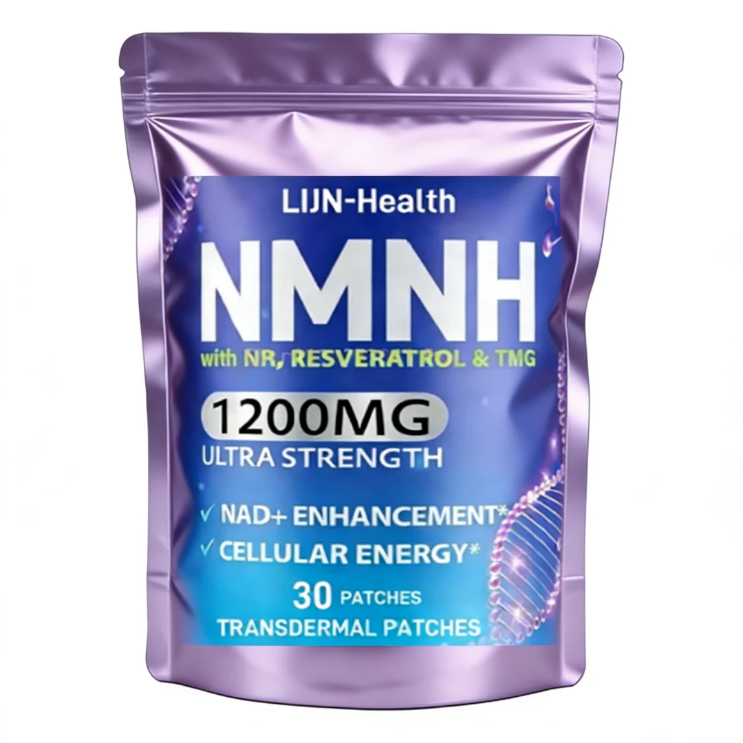 30 Patches NMNH Transdermal Patches with Resveratrol TMG, Support NAD+ Levels, Anti-Aging, Energy, Focus