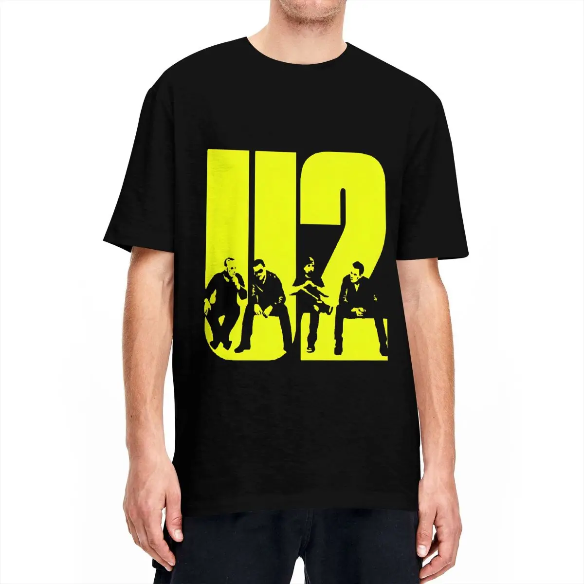 U2 Band Rock Tshirts For Men Women Cotton Clothes Funny Round Neck Short Sleeve