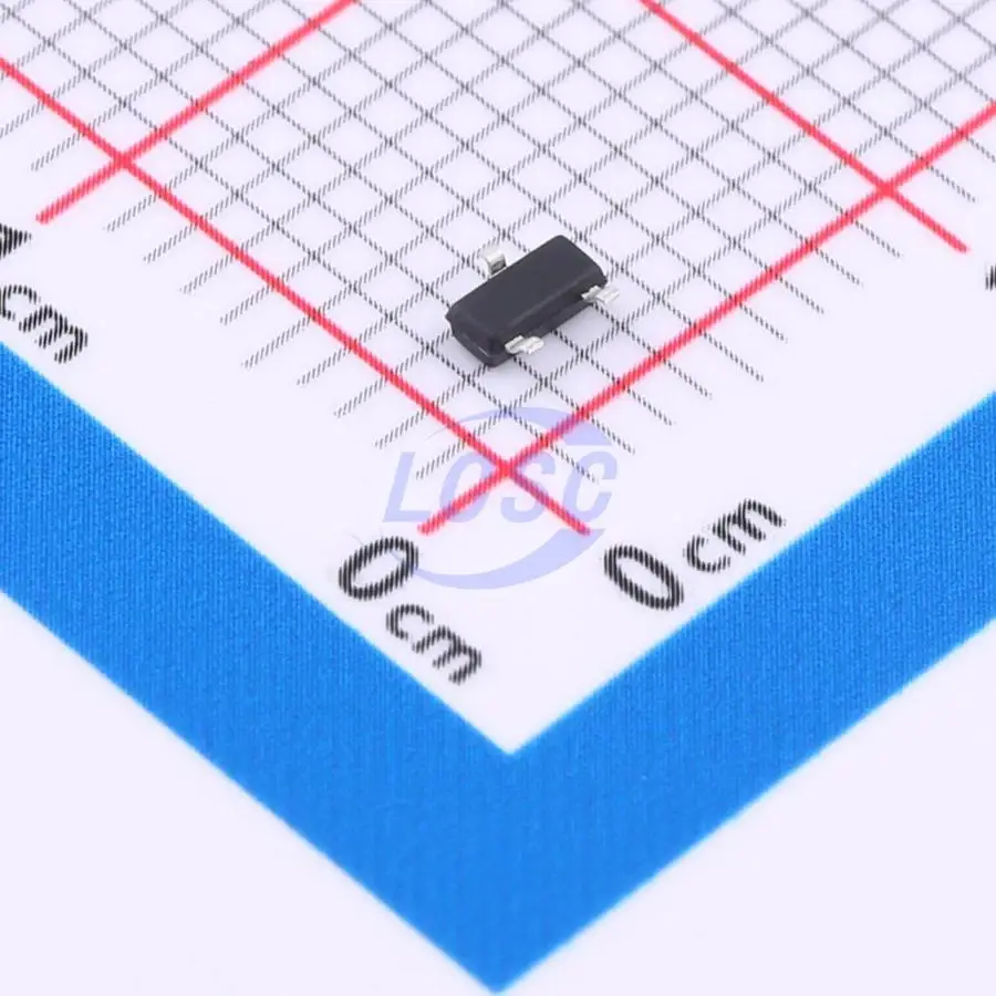 50Pcs/Lot Original 1F Power-MOSFET P-channel 12V 4.3A 1.3W SOT-23 Transistor Surface Mount Type chip IRLML6401 ﻿