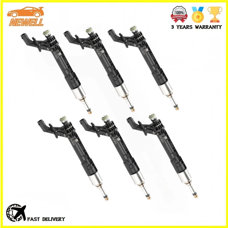 6/8pcs 026150001V 06M906036AD 06M906A04 Fuel Injector For Audi RS4 RS5 B9 Porsche Cayenne Macan GTS 2.9 Bentley TFSI 4.0 CVD DPJ