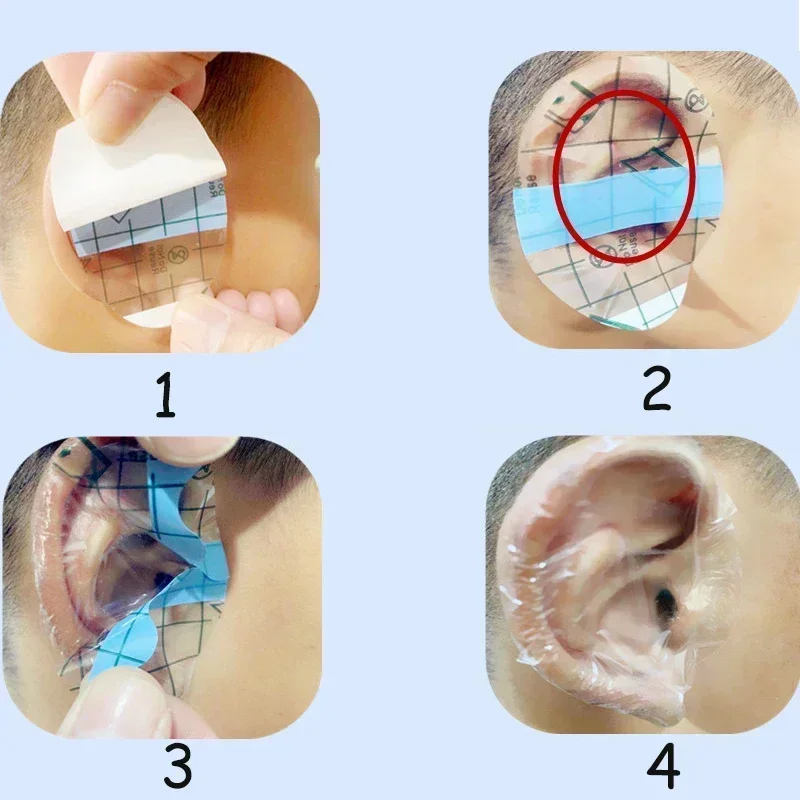 Baby Shampoo Waterproof Ear Covers Kids 20/60/100pcs Shower Swimming Protection Ear Stickers Child Disposable Ear Cover