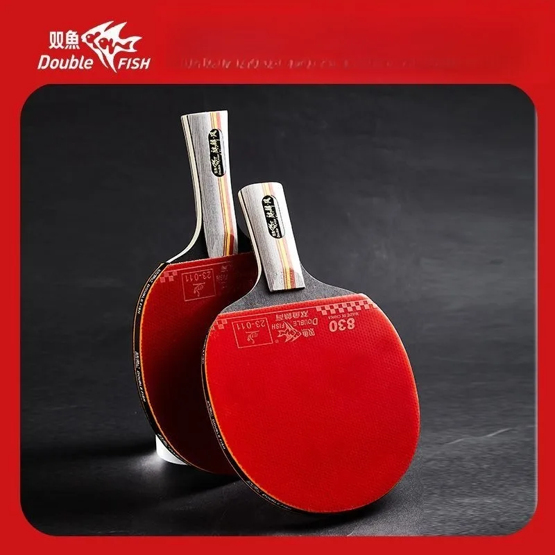 Double Fish 9-star double-sided adhesive high elasticity and high viscosity table tennis racket