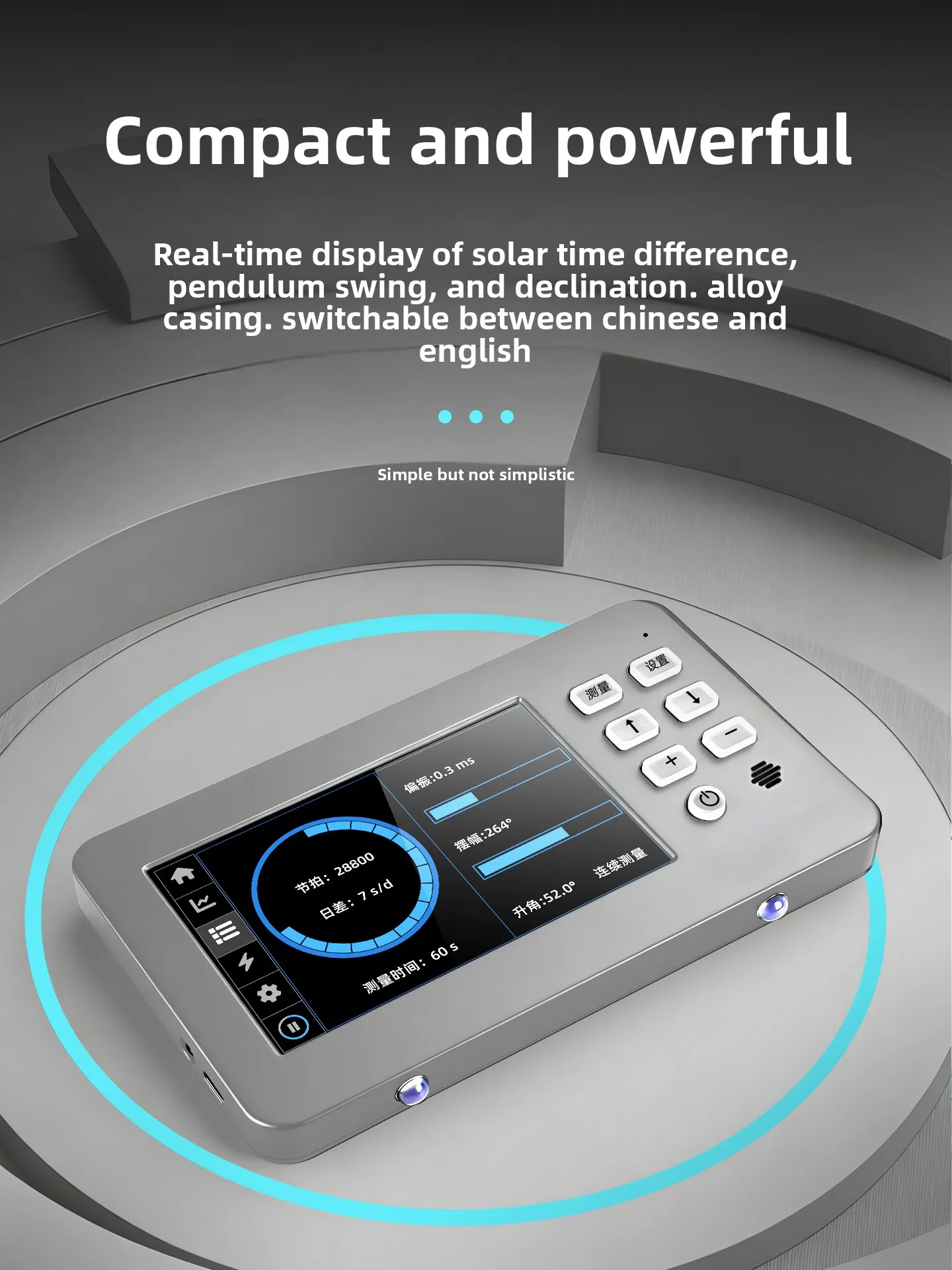 Watch Repair Tool Calibrator Watch Inspection Tool High Precision Multifunctional Watch Inspection Calibrator