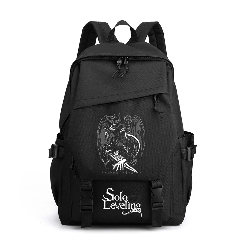 Cool Manga Solo Leveling Design School Bags for Boys Girls Sung Jin Woo Fashion Backpack 2025 Hot Anime Fans Gift Shoulder Bag