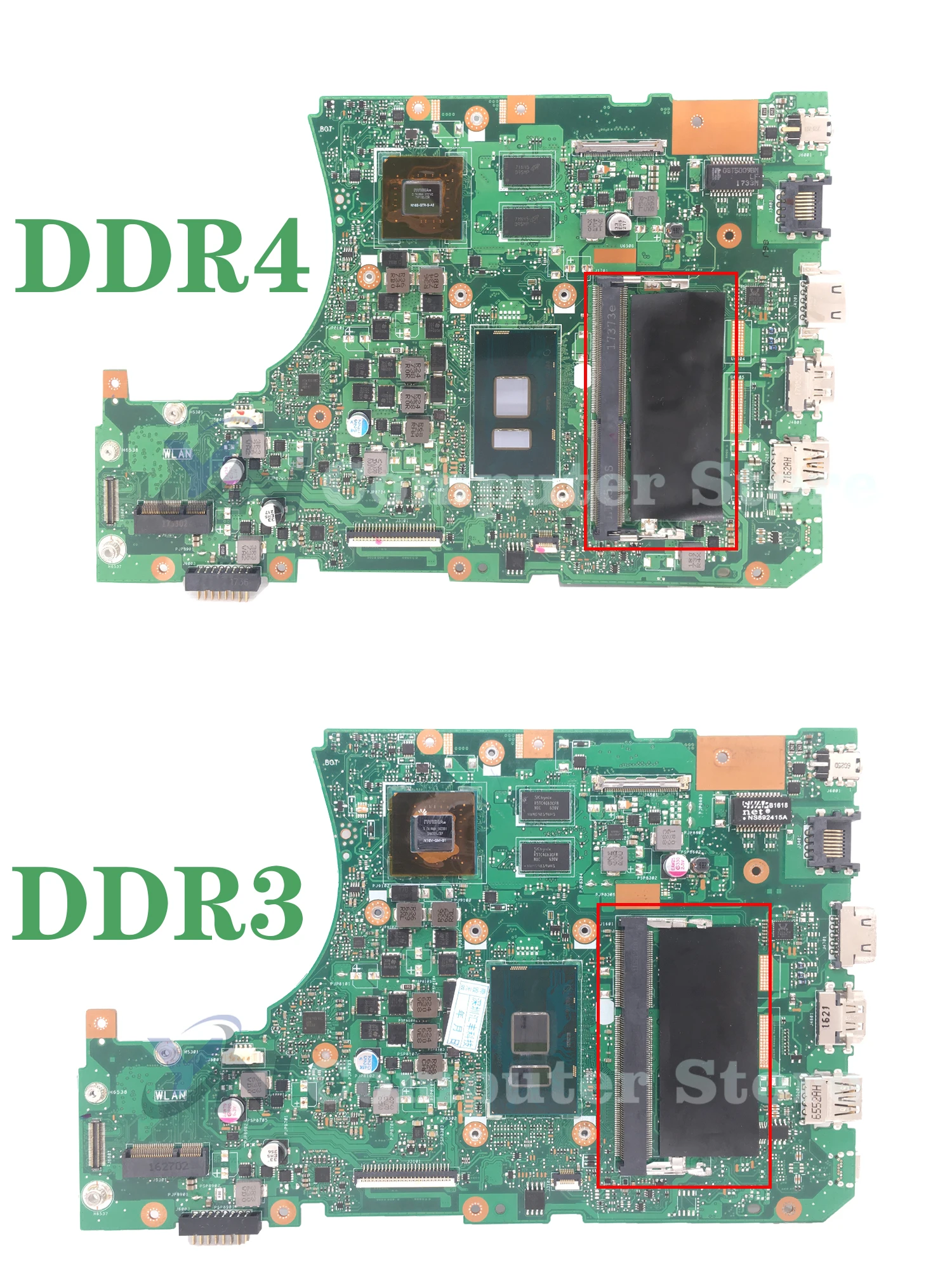 Imagem -02 - Placa-mãe do Portátil para Asus Placa-mãe para Asus A556u X556uq X556urk X556uj X556uqk X556uf X556u i3 i5 i7 Gt930m Gt940m 930mx 940mx