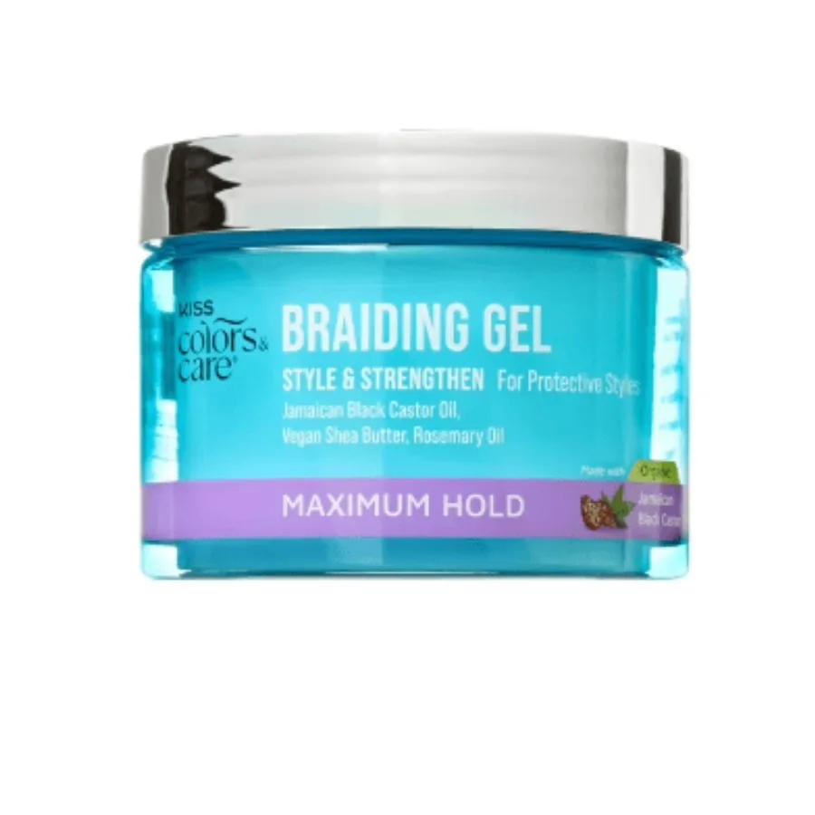 

KISS Colors Care Braiding Hair Gel Level 7 Maximum Hold 6 oz.