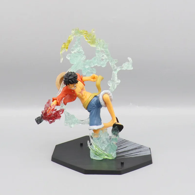 One Piece Anime Monkey·D·Luffy Roronoa Ace Pvc Action Model Collection Cool Stunt Figure Toy Gift image 4