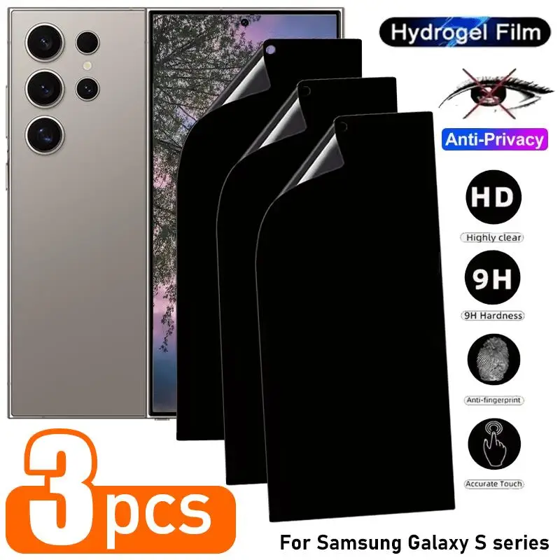 3Pcs Anti-Spy Film for Samsung Galaxy A12 M12 A M 12 F42 F 42 A42 5G Galaxy a12 GalaxyA42 A22 Privacy Hydrogel Screen Protector