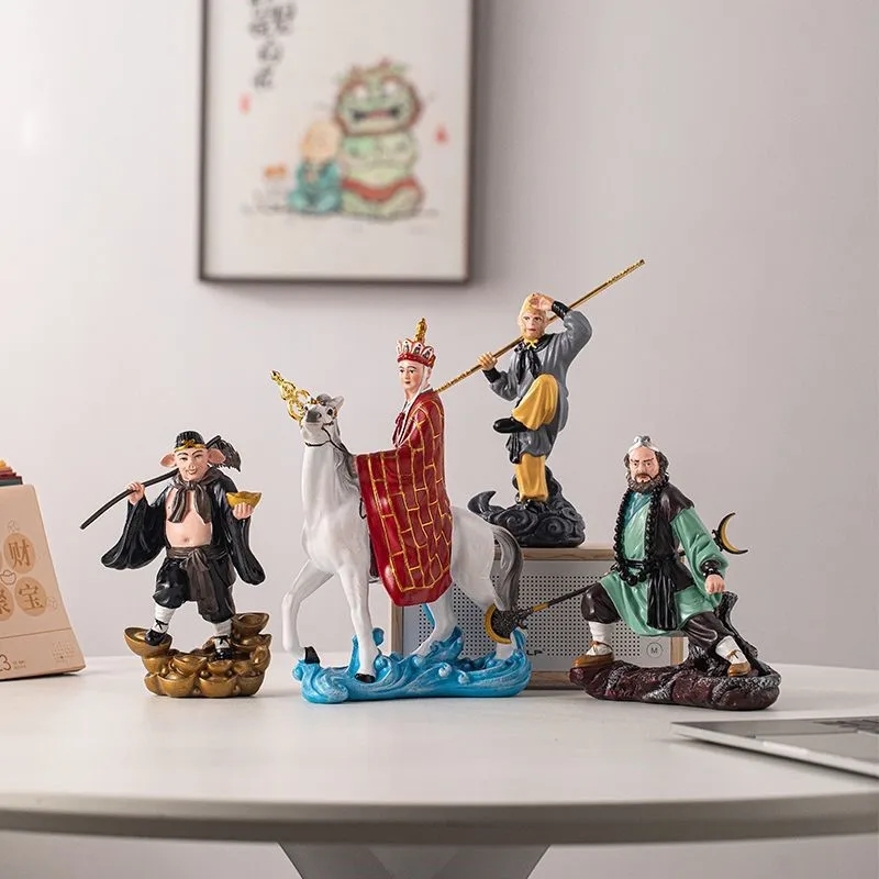 

2026 Chinese Sun Wukong/Zhu Bajie/ShaSeng/TangSeng Character Shaped Doll Toy Home/Office Decoration Toy Ornaments Crafts LI967