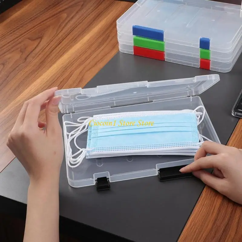 A3PC Fashionable File Box Office Supply Document Paper Protector PP Collections