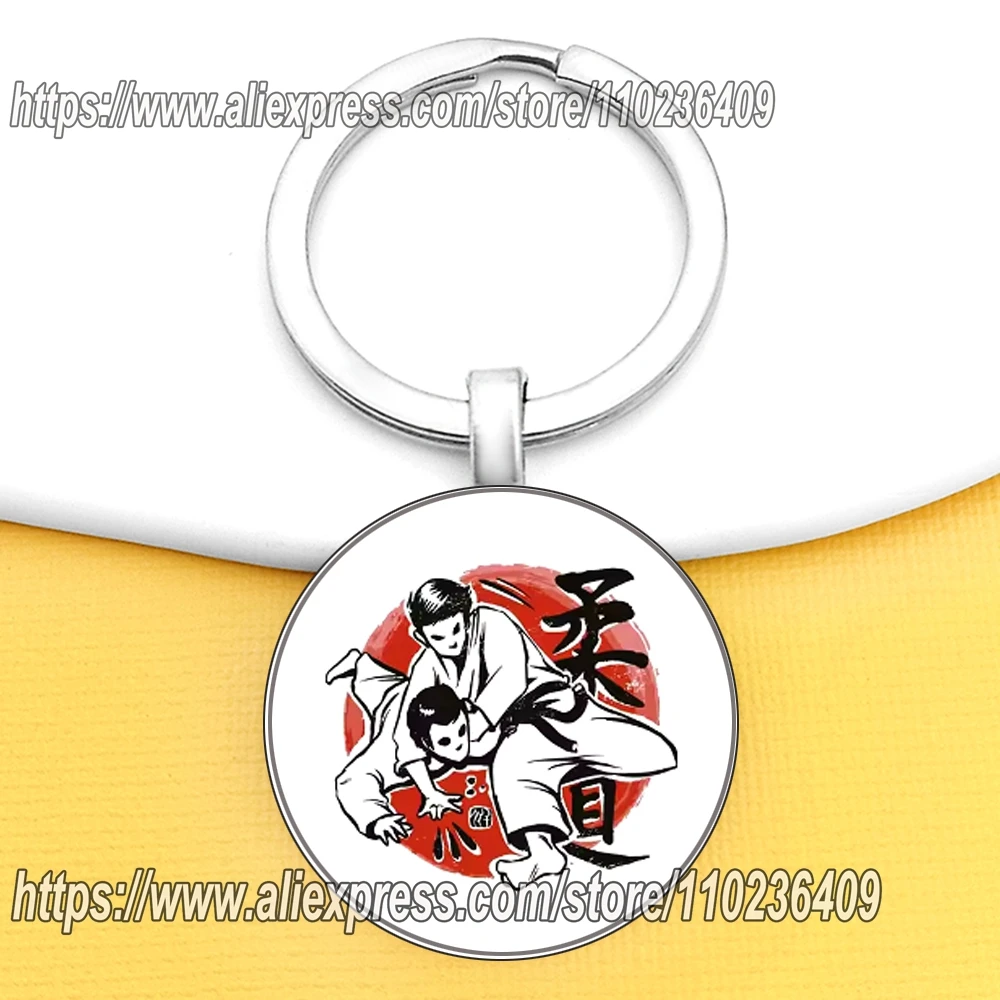 أنماط متعددة كول فنون الدفاع عن النفس الجودو سلاسل المفاتيح للرجل التايكوندو Keyrings الكاراتيه/Aikido مفتاح حامل للمفاتيح