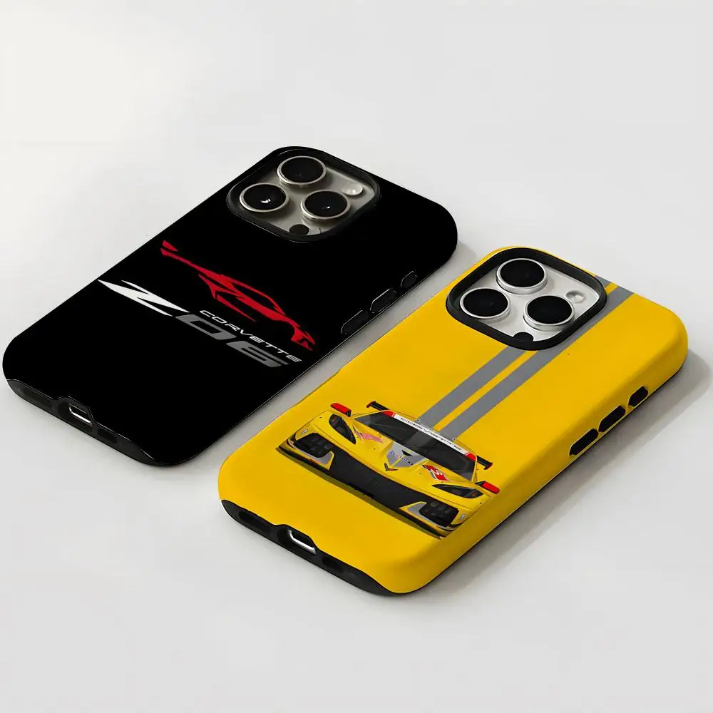 

Car Brand Chevrolet Phone Case New For IPhone 16 15 14 13 12 11 Pro Max X XR XSMax 7 8 Plus Glossy Film Hard PC Cover
