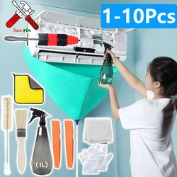 1-10Pcs Air Conditioner Cleaning Cover Kit Waterproof Drain for Washing Conditioning Water drain-pipe Aircon Cleaner Ac Cleaning