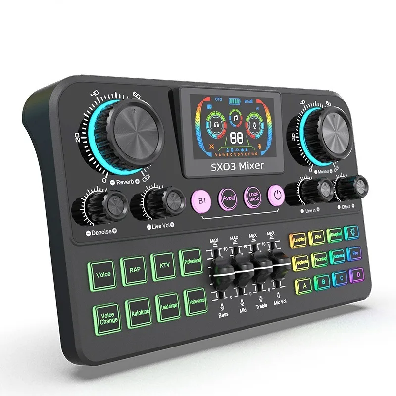 SX03-Audio-Mixer-Karaoke-Guitar-Live-Playing-Accessory-Music-Recording-Equipment-Accessories-Digital-Display-Mixer-Device-Parts