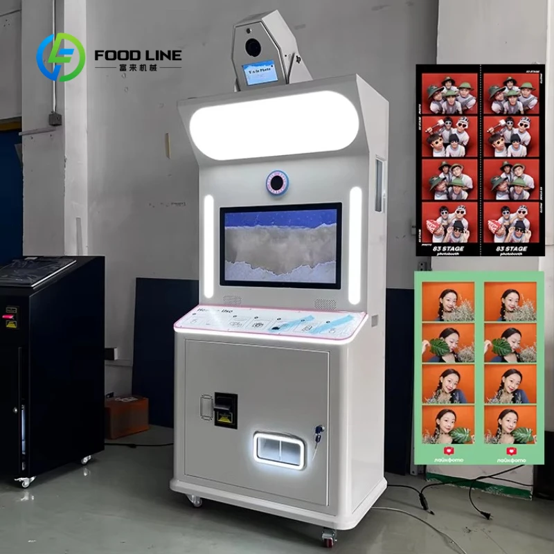 Customized Photo Booth Dual Camera Touch Screen Selfie Photo Booth for Wedding Party Automatic Photo Booth Vending Machine