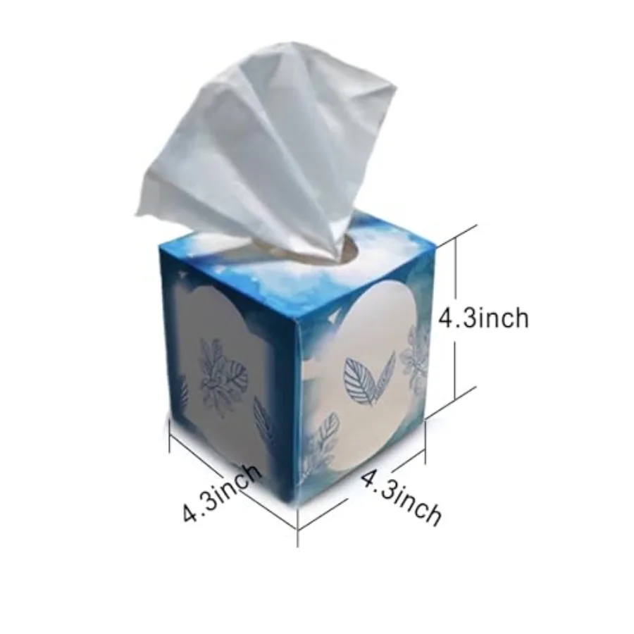 3層構造、1箱60枚入り、家庭、オフィス、旅行での日常使用に適したフェイシャルティッシュ、柔らかく吸収性があり、環境に優しい、6箱入りパック