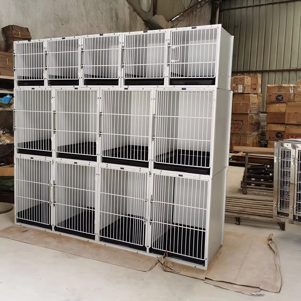 Modular Crates Pet Hotel Cage Professional Novelty Designed Puppy Large Dog Kennel Cage Bank Pet Dog Cages