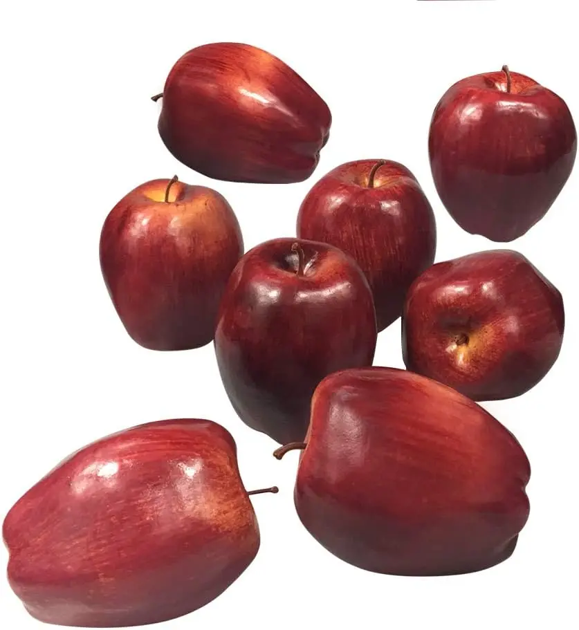 12 stks Kunstmatige Groene Appels Plastic Nep Fruit Kiwi Simulatie Fruit Model voor Thuis Keuken Party Fotoshoot Decoratie