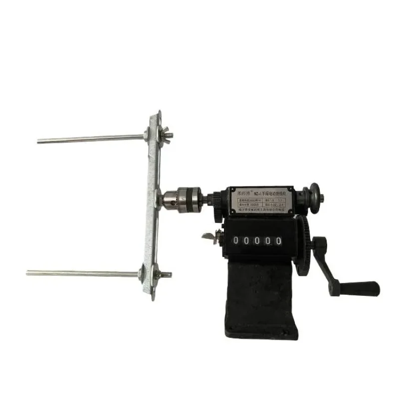 Hand crank fringed coil winding machine, modified version of fringed coil winding machine