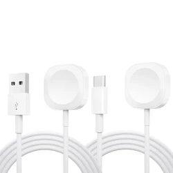 USB Type C Charger For Apple Watch Series 10 Ultra 2 9 8 7 SE Charging Cable For iWatch Ultra 2 6 5 4 3 2 Charger Station