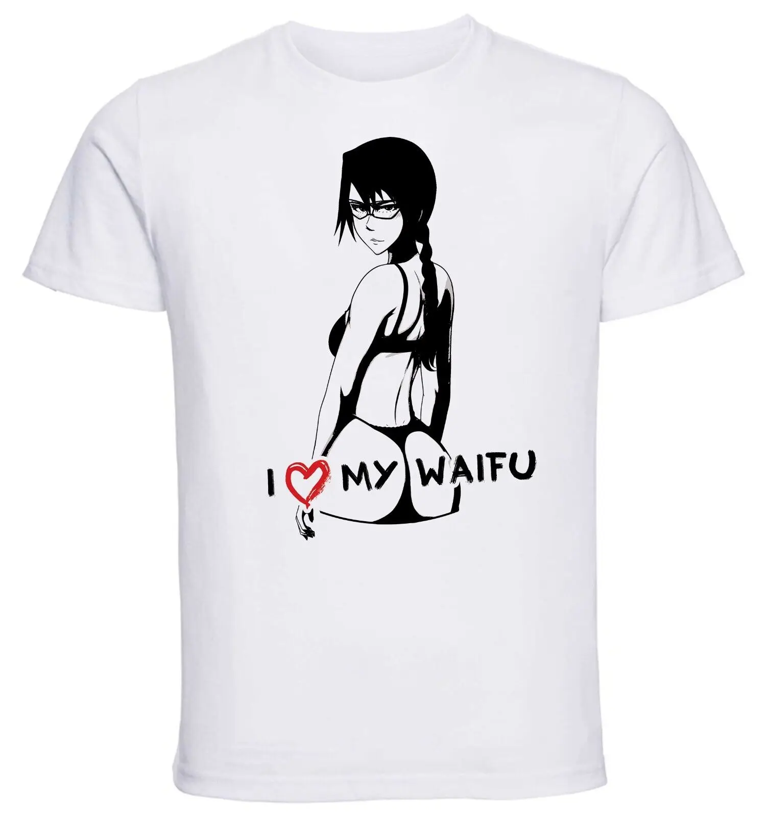 White  Black Ink Waifu  Bleach  Lisa  PE0371 TShirt Unisex clothing