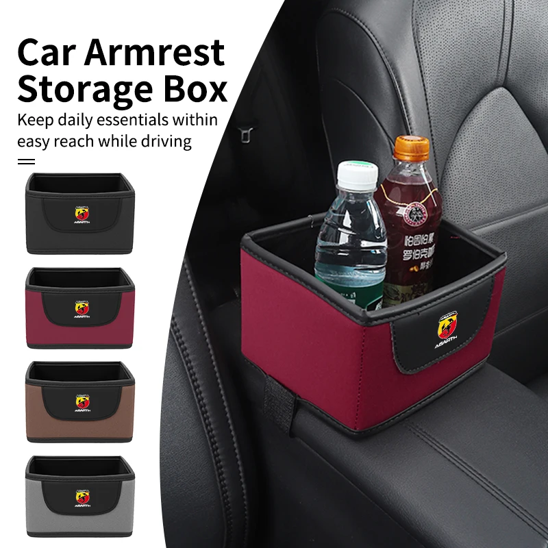 

Car Trunk Organizer Box Console Tools Storage Case Bag Interior For Fiat Grande Punto Abarth Tipo Stilo Ducato Palio 500x Bravo