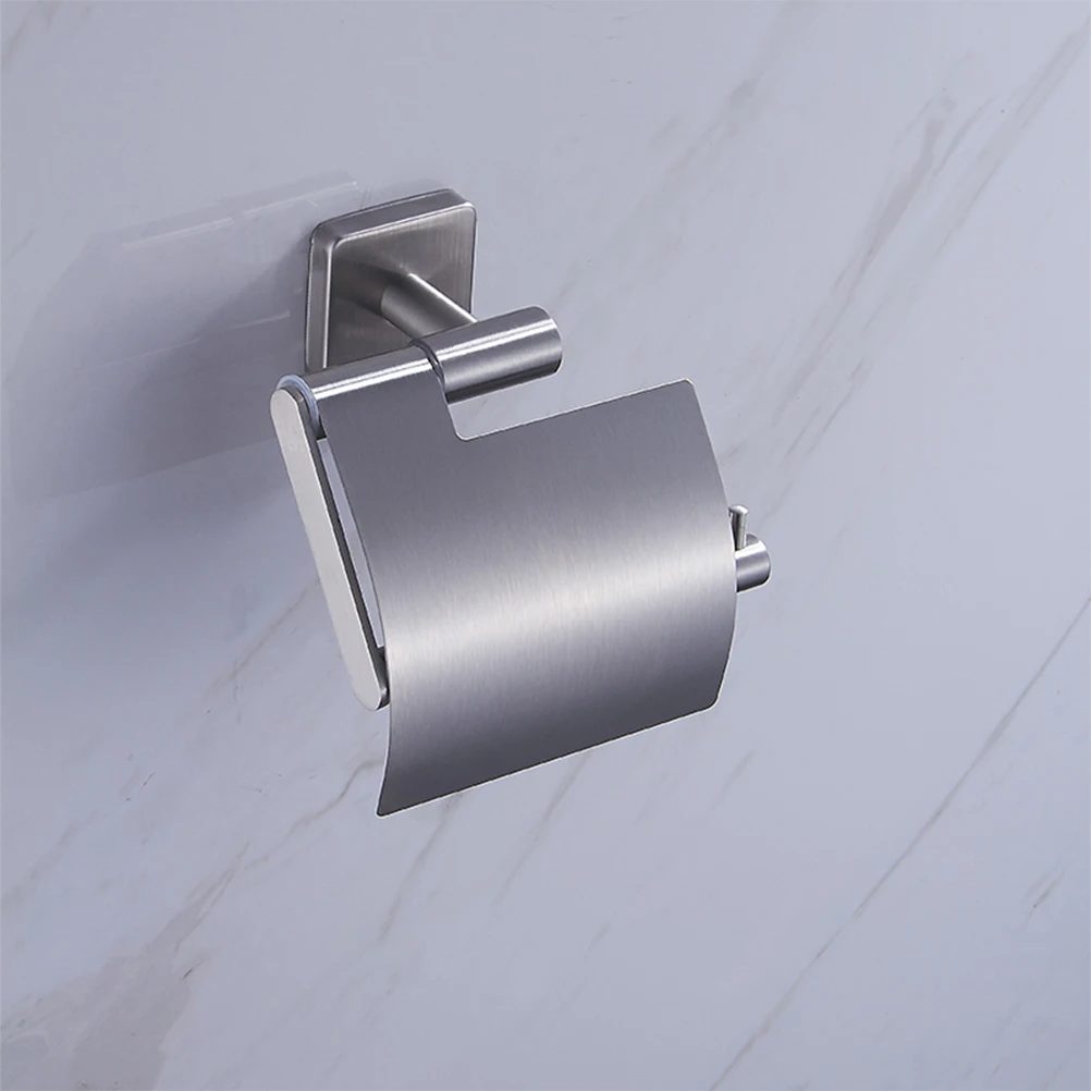 

Stainless Steel Roll Holder Toilet Paper Kitchen -mounted Bathroom Tissue