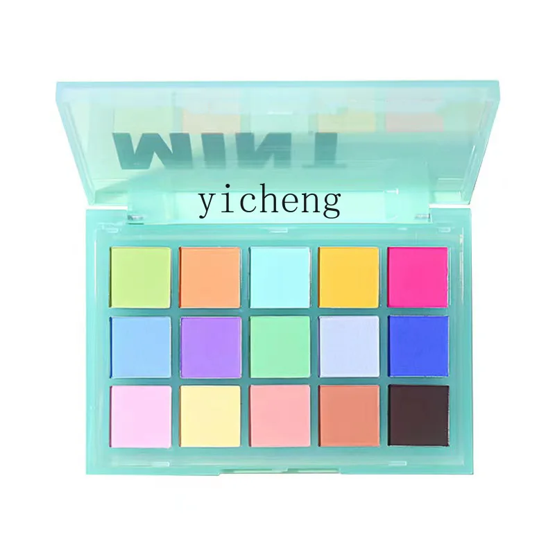 Yy Macaron Eye Shadow Plate Color Multicolor Play Makeup Low Saturation European and American Makeup Palette Pink