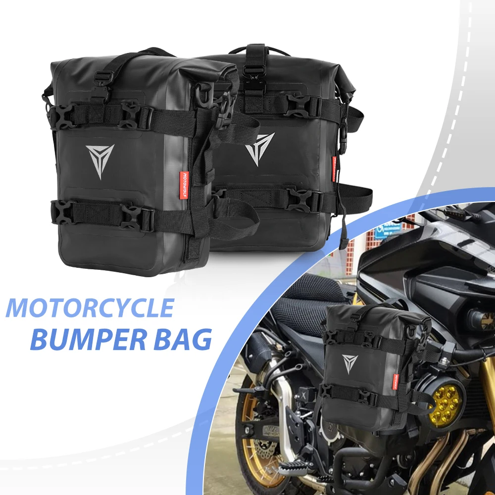 

Motorcycle Frame Crash Bar Waterproof Bag For HONDA NC750X CB650R CB500X Adventure Motorcycle Bumper Bag Repair Tool Storage Bag