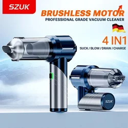 SZUK Auto Staubsauger Drahtlose Reiniger Handheld Mini Staubsauger Cordless Starke Saug Reinigung Maschine Roboter Vakuum