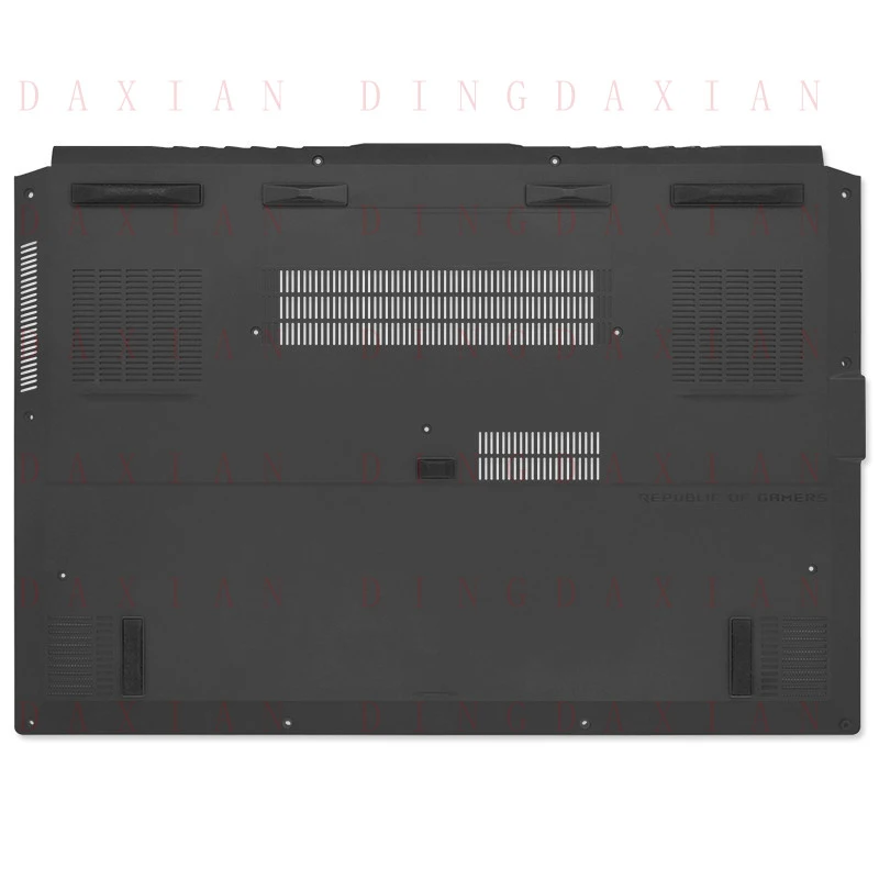 

Новый нижний корпус (D-крышка) черного цвета для ноутбуков ASUS ROG 15 GU502G, GX502G, GA502G