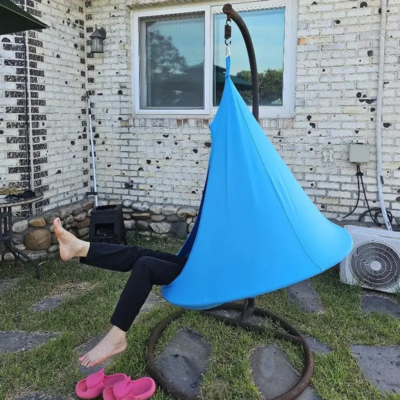 Suspended Homestay Attraction Hanging Cage Lazy Hammock Blue Sky Tent Outdoor Indoor Patio Hammock Swing Butterfly Hanging Chair